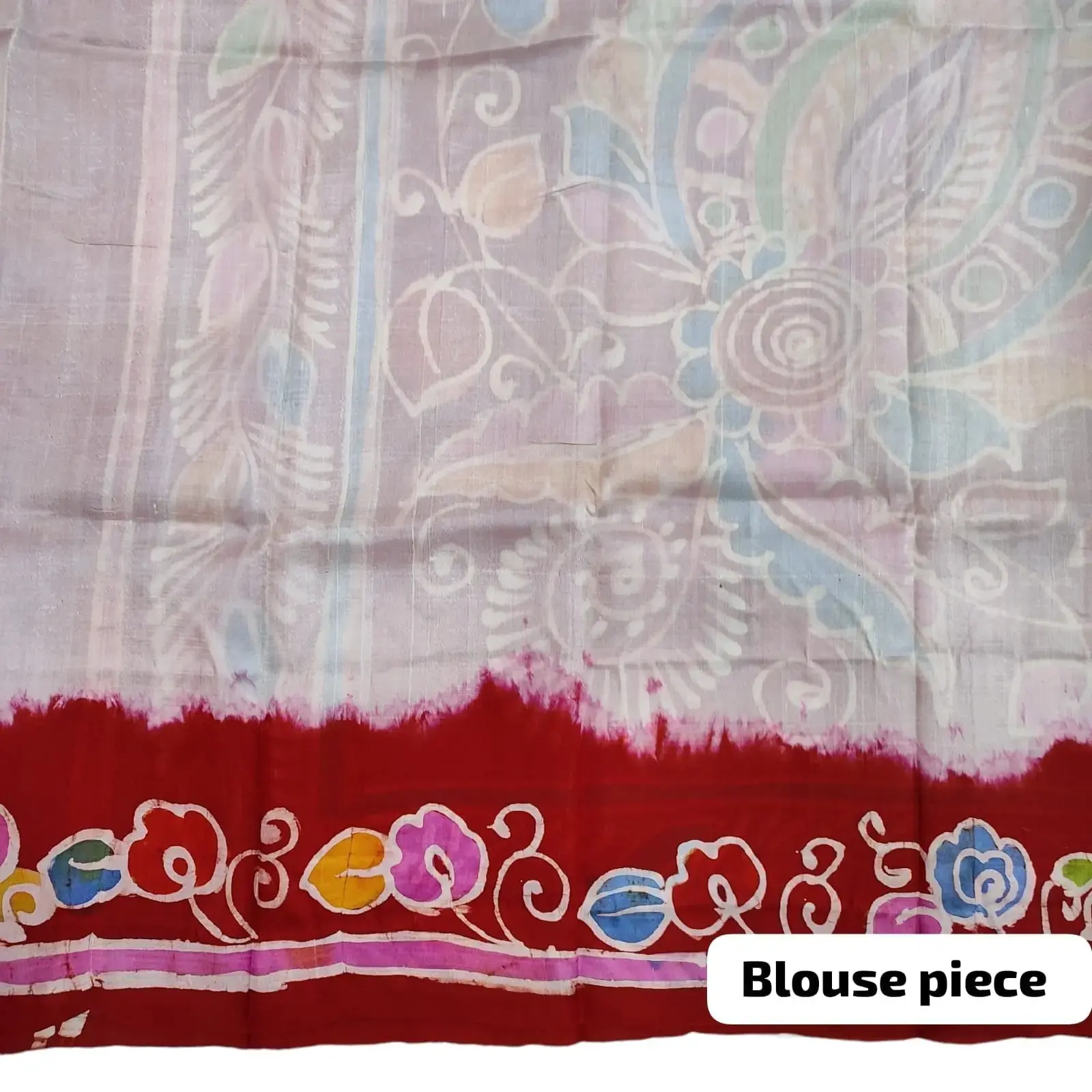 Pure Murshidabad Silk Hand-Painted Red Saree | Traditional Bengali Designer Silk for Festive & Wedding Wear